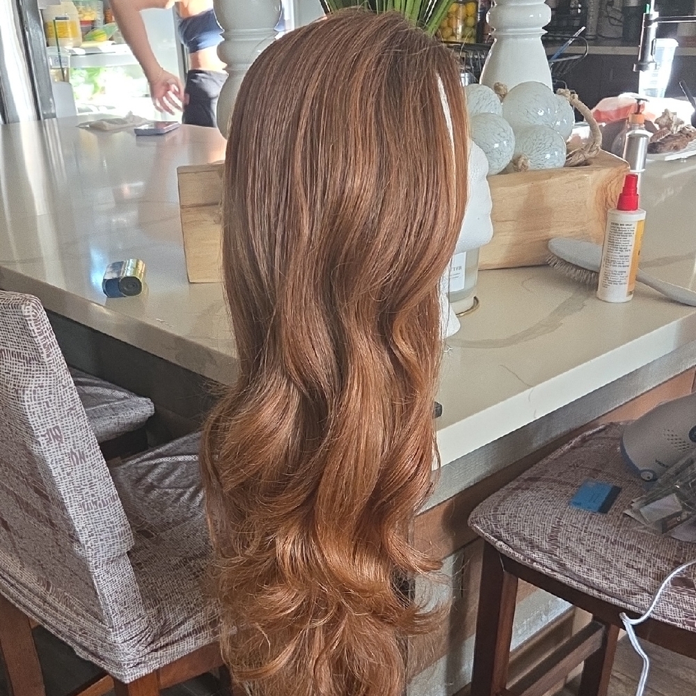 Elegant Brown Hair Wig